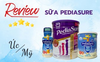 Review sữa Pediasure Úc, sữa pediasure Mỹ có tốt không ?