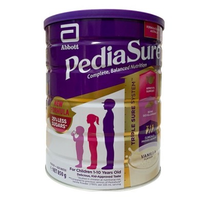 Sữa bột Pediasure Úc lon 850g cho trẻ biếng ăn 1-10 tuổi