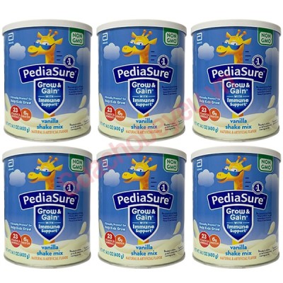 Thùng Sữa Pediasure Grow and Gain hương Vani lon 400g
