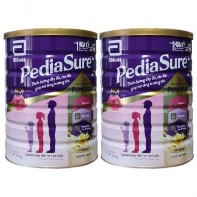 Sữa Pediasure Ít ngọt lon 1.6kg cho trẻ biếng ăn