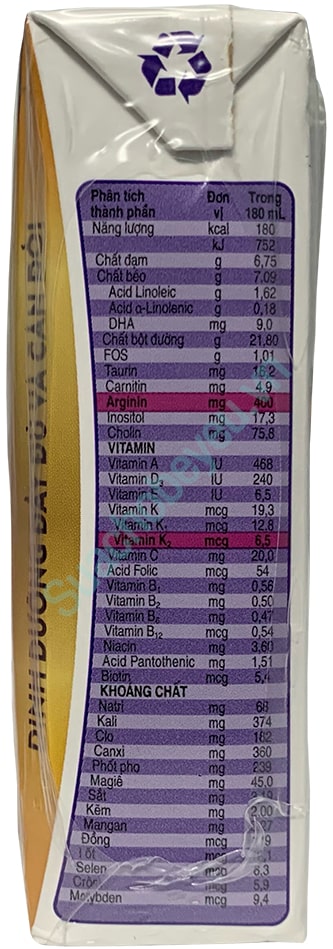 Sữa pha sẵn Pediasure 10+ hộp 180ml cho trẻ từ 10 tuổi