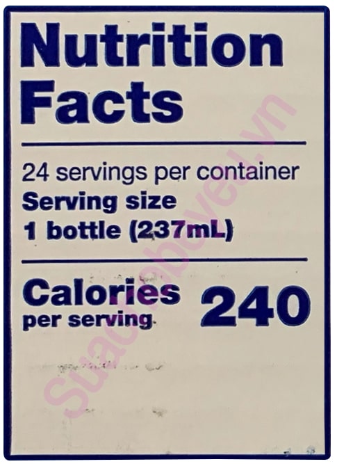 Sữa Pediasure Grow and Gain hương Vani chai 237ml