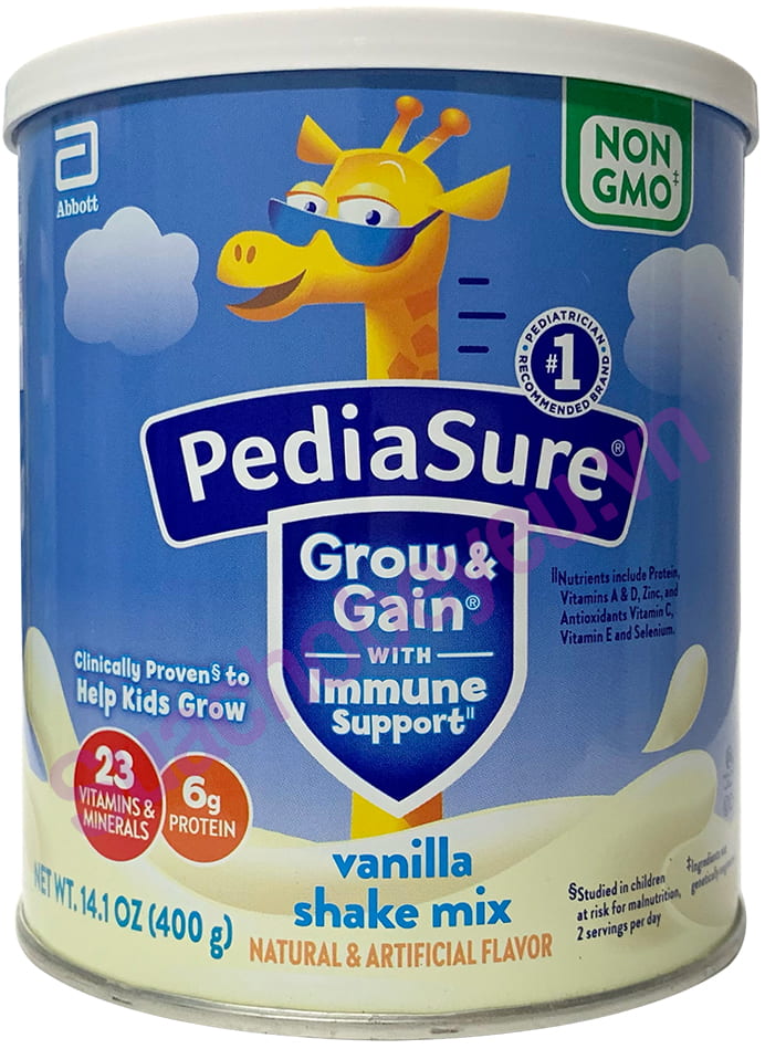 Sữa Pediasure Grow and Gain hương Vani lon 400g