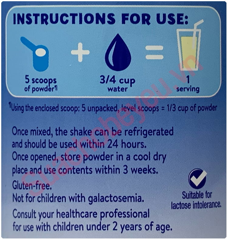 Sữa Pediasure Grow and Gain hương Vani lon 400g