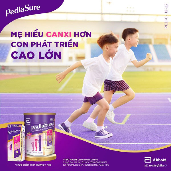 Sữa Pediasure Ít ngọt lon 800g cho trẻ biếng ăn 1-10 tuổi