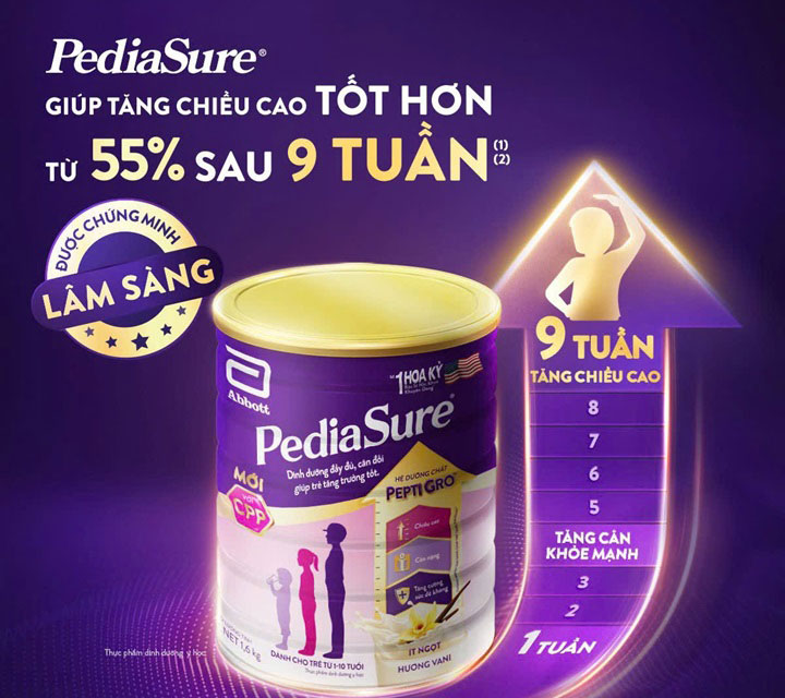 chương trình khuyến mãi sữa pediasure